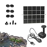 Solar Wasserpumpe | 15 Watt Teichpumpe Solarbetrieben Für Außen - Einstellbares...
