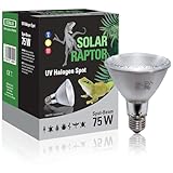 SOLAR RAPTOR UV Halogen Spot - Wärmestrahler für Terrarien (75 Watt)