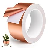 PITMT Kupferband Gegen Schnecken, 50mm x 20M Schneckenzaun Schneckenschutz für Hochbeet Pflanzen,...