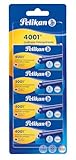 Pelikan 330894 Tintenpatronen 4001 königsblau, 4 Etuis mit 5 Großraum-Patronen (20 Stück, blau)