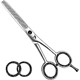 Candure Effilierschere Friseur Profi 6 Zoll Haarschere Friseurschere Profi Rostfreier Stahl...