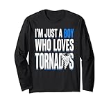 Nur EIN Typ, der Tornados liebt, Stürme zu beobachten, Männer und Jungen Langarmshirt