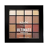 NYX Professional Makeup Lidschattenpalette mit 16 Farbtönen, Intensives und langanhaltendes Finish,...