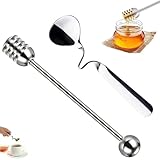 Alriedy Honiglöffel Edelstahl, 2 Stück Marmeladenlöffel Für Honig, Joghurt, Sirup, Ideal Als...
