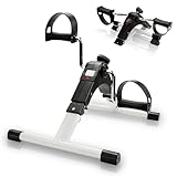 Jopassy Mini-Heimtrainer, Heimtrainer mit LCD-Monitor, Einstellbarer Widerstand, Arm- und...