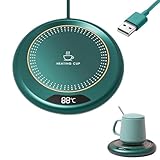 Tassenwärmer, Kerzenwärmer mit 3 Temperatureinstellungen, Elektrischer Kaffeewärmer, USB...