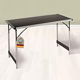 mako Multifunktionstisch Profi – Höhenverstellbarer Mehrzwecktisch 60 x 100 cm - Campingtisch,...