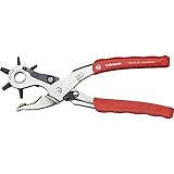 Wiha Revolverlochzange oval (28402) I Stanzzange mit Lochgrößen 4mm + 4,5mm + 5mm I Feststellraste...