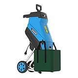 Güde Gartenhäcksler GH 2501 (2500 W, Messertechnik, wartungsarm, Selbsteinzug, Transporträder,...