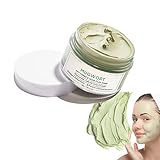 Green Tea Clay Mask, Blackhead Remover Poreless Cleansing Gesichtsmaske Grüner Tee Deep Cleanse...