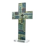 Acryl Kreuz Figur Tischdeko Kruzifix Stehend Kinderkreuz Stehkreuz Tischkreuz Standkreuz...