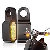 CCAUTOVIE paar LED Blinker Mini LED Motorrad Blinker Licht E Geprüft für Motorrad...