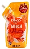 elkos Milch & Honig Cremeseife Nachfüllbeutel, 7er Pack (7 x 750ml)