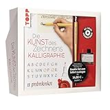 Kreativ-Set Die Kunst des Zeichnens Kalligraphie: Buch für Kalligraphie-Einsteiger sowie...
