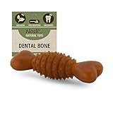 Nosli Natural Toys Dental Bone • Gummi Kauknochen für Hunde • Aus Naturkautschuk ohne...