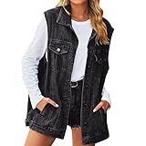 Damen Leichte Steppweste Kurz/Lang Steppjacke Leicht Winddichte Atmungsaktive Vest Gilet Winterjacke...