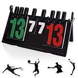 mizikuu Anzeigetafel 6 Stellig, Digit Flip Zähltafel Wettkämpfe Tragbare Punktetafel wasserdichte...