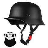 Deutsche Motorrad Halbhelme mit ECE, Jethelm Retro, Chopper Helm, Scooter-Helm, Fahrradhelm, mit...