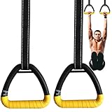 Grapelet Ein Paar Ringe für Erwachsene, Fitness-Ringe, Klimmzug-Ringe, Heim-Fitness-Ringe für...