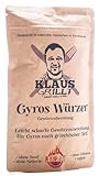 Klaus grillt Grillt - Gyros Würzer 250 g Standbeutel - Griechische Gerichte jeder Art - Auch für...