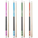 VEVOR Billardqueue 4 STK. (1473,2 mm / 510/538/566/595 g) aus kanadischem Ahornholz mit...