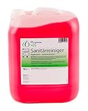 Hygiene VOS Sanitärreiniger 10 Liter, Badreiniger - Putzmittel, Entfernt Kalk von Armaturen,...