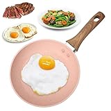 Umllpet Mini Bratpfanne, 16CM Klein Pfanne Antihaft Eierpfanne, Mini Edelstahl Frying Pans, Tragbare...