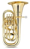 Classic Cantabile MardiBrass Kunststoff Bb-Euphonium - 4 Aluminium-Ventile - nur 2,2 kg leicht -...