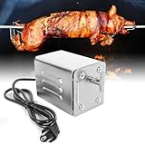 Yontwe 15W SP-S40 60KG/132LBS Edelstahl BBQ Grill Zubehör 2.7 RPM Bräter Elektromotor...