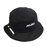 VIKMKM Bestickt Persönlichkeit Fischerhüte, Bucket Hat Faltbar, Anglerhut Freizeit Herren Damen,...