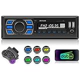 DAB/DAB+ 1Din Autoradio Bluetooth Freisprecheinrichtung, Hikity Auto MP3 Player Unterstützung für...