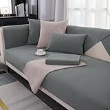 GRUYWC Chenille Sofabezug, Rutschfester Couch üBerzug, Hund Katze Sofaschoner, 1/2/3/4 Sitzer Sofa...