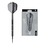 Target Darts Echo 11 18G 90% Wolfram Soft Tip Darts-Set, Schwarz und Grau, 210058