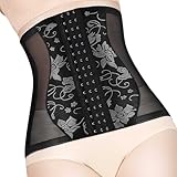 Korsett Damen Waist Sport Trainer Shapewear Damen Bauchweg Waist Cincher Korsage Latex Taillenmieder...