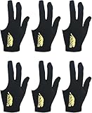Tokaneit Billard Handschuh,3 Finger Queue Handschuhe,Billardhandschuhe,Billard Snooker Queue...