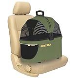 PAWZIDEA Tragbare kleine Hundebox für Autoreisen, geschlossene Haustierautositze für...