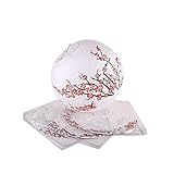 lachineuse - 4er-Set Japanischen Laternen – Papierlampen - Papierlaternen - Kirschblütenmuster -...