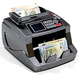 Geldzählmaschine BisBro Technology VC-2200 | Wertzähler für gemischte Banknoten | Sicher | Exakt...
