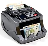 Geldzählmaschine BisBro Technology VC-2200 | Wertzähler für gemischte Banknoten | Sicher | Exakt...
