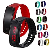 Beaupretty 14 Stück Teiliges LED Armbanduhren für Digitale Silikonuhren für Jungen und Mädchen...