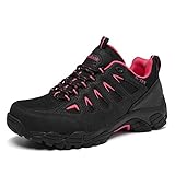 SHULOOK Wanderschuhe Damen Wasserdicht Leicht Trekkingschuhe Damen rutschfeste Stiefeletten...