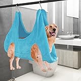 2-in-1 Katzenhängematte für Hundepflege für Haustierbad, Waschen, Nageltrimmen, weiche, bequeme...