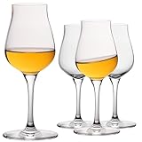 IMPERIAL Nosing Glas 110ml Tastingglas für Whisky & Cognac Whiskeyglas aus Crystalline Glas Set 4...