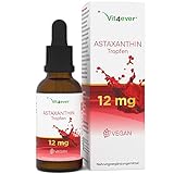Astaxanthin Tropfen - Hochdosiert mit 12 mg Astaxanthin pro Anwendung - Alternative zu Astaxanthin...
