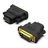 BENFEI Bidirektional DVI(DVI-D) zu HDMI Adapter 2 Stück, DVI (DVI-D)-Stecker auf HDMI-Buchse...