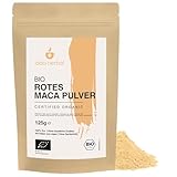 IDDA Herbal Maca Pulver rot aus Peru BIO 125g, rote Macawurzel gemahlen, bio Maca Pulver, glutenfrei