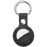 Ainiv AirTag Schutzhülle, Schutzhülle Kompatibel mit AirTags, Leder Keyring, Mini Apple AirTags...