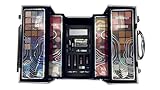 bonvoyage, Professional Colour Makeup Set, Schminkkoffer mit Lidschatten, Rouge, Lippenstift,...