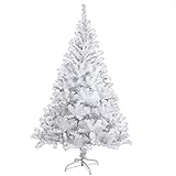 BAFYLIN Künstlicher Weihnachtsbaum Tannenbaum Kiefernadel Christbaum Dekobaum Kunstbaum (Weiß,...