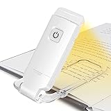 HONWELL LED Clip Leselampe Buch Klemm 1 Pack USB-Wiederaufladbare Buchleuchte Kinder und 3...